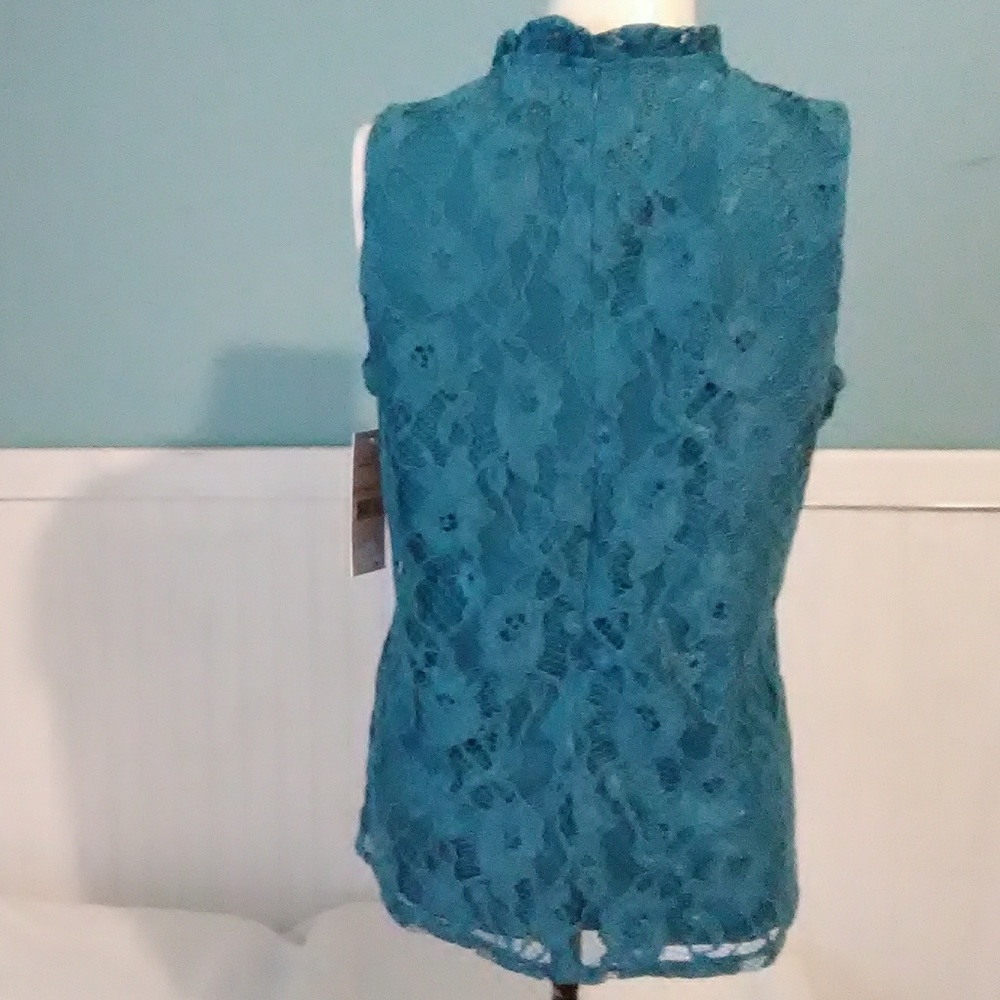 FINALSALE NWT Nanette Lepore Lace Tank Top. Size S - Picture 3 of 6